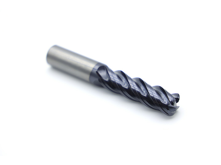 Four-Flute Integral Tungsten Carbide Round Nose Cutter B