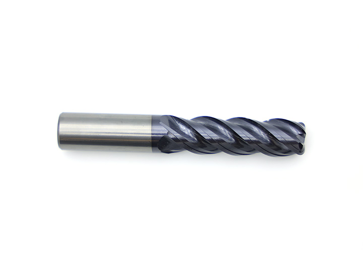 Four-Flute Integral Tungsten Carbide Round Nose Cutter B