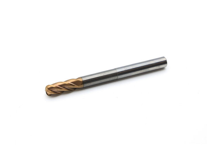 Four-Flute Integral Tungsten Carbide Ball Cutter B