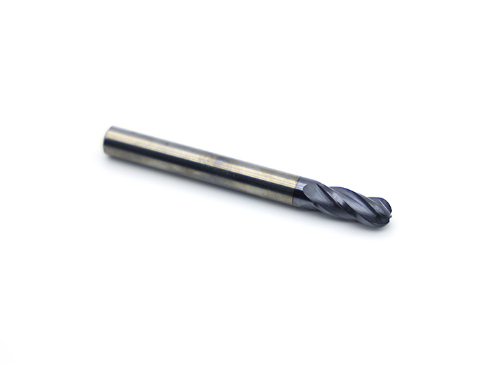 Four-Flute Integral Tungsten Carbide Ball Cutter B