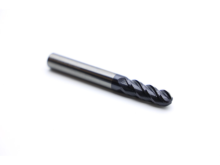 Four-Flute Integral Carbide Interrupted Chip Ball Cutter
