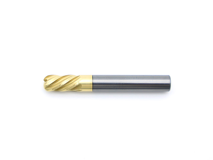 Four-Flute Integral Tungsten Carbide Round Nose Cutter C