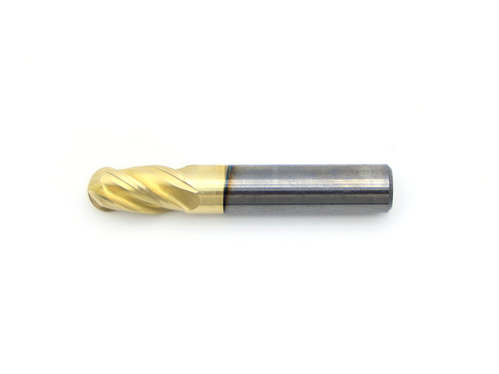 Four-Flute Integral Tungsten Carbide Ball Cutter A