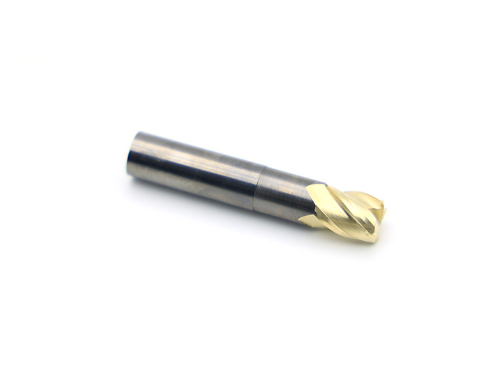 Four-Flute Integral Tungsten Carbide Round Nose Cutter A