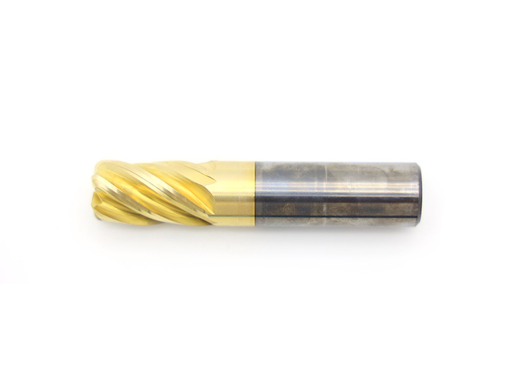 Four-Flute Integral Tungsten Carbide Round Nose Cutter D
