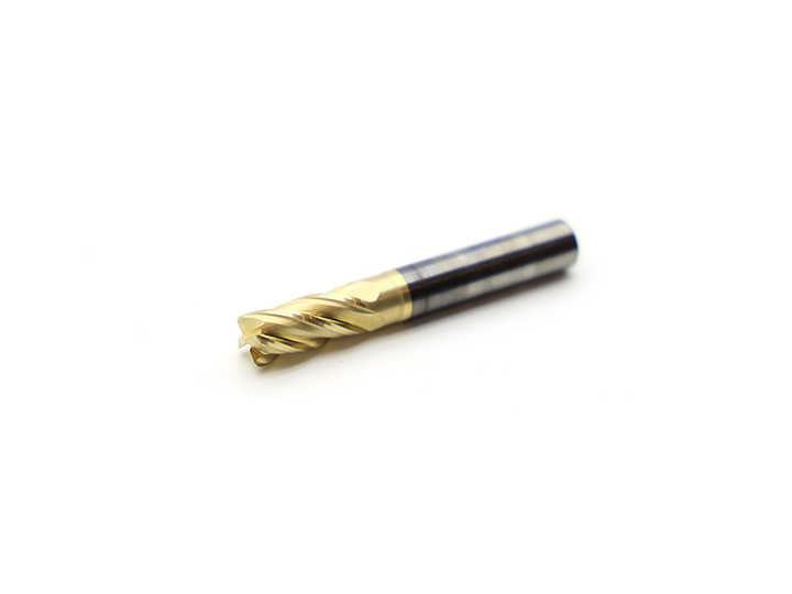 Four-Flute Integral Tungsten Carbide Round Nose Cutter F