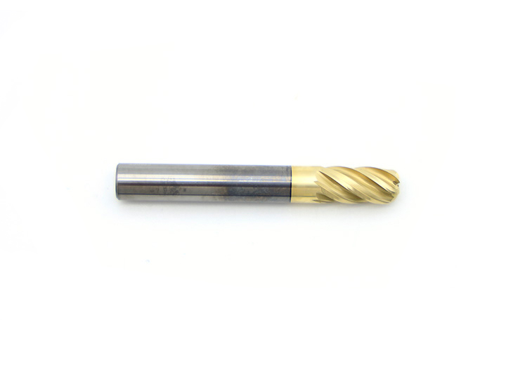 Five-Flute Integral Tungsten Carbide Round Nose Cutter A